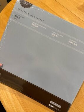Creative Memories 12x12 Scrapbook Album Refill Pages Black 15 Double Sided Pages
